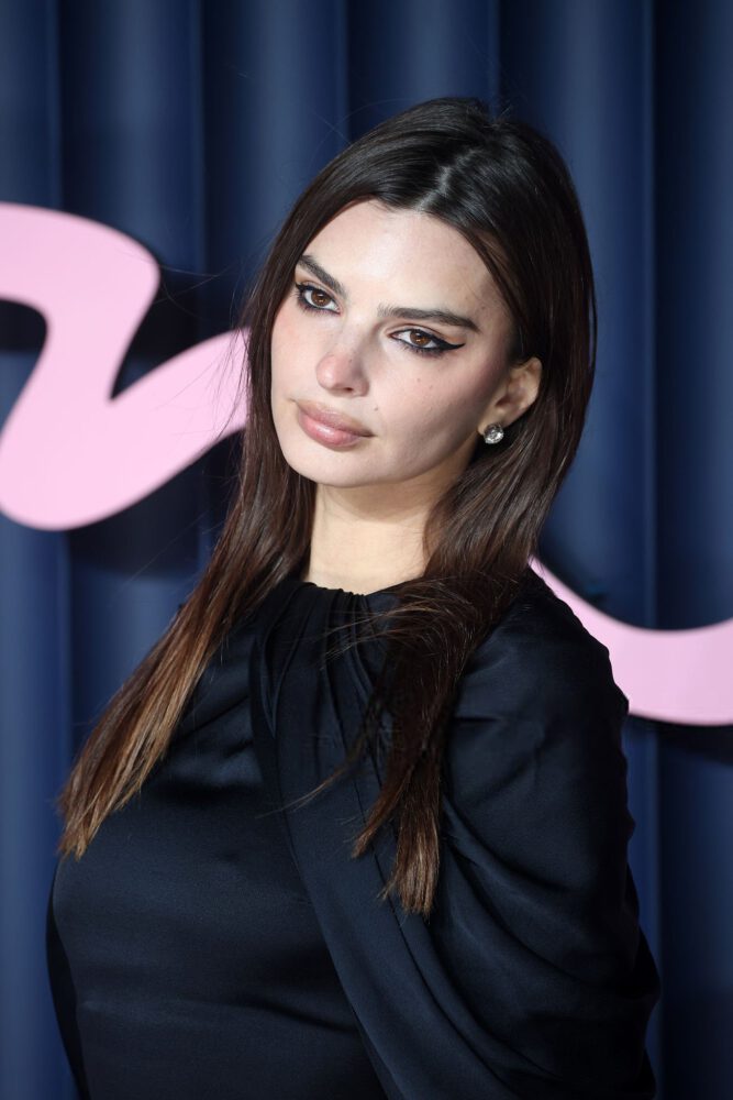 Emily Ratajkowski Braless Pokies Mini Dress Fashion Awards
