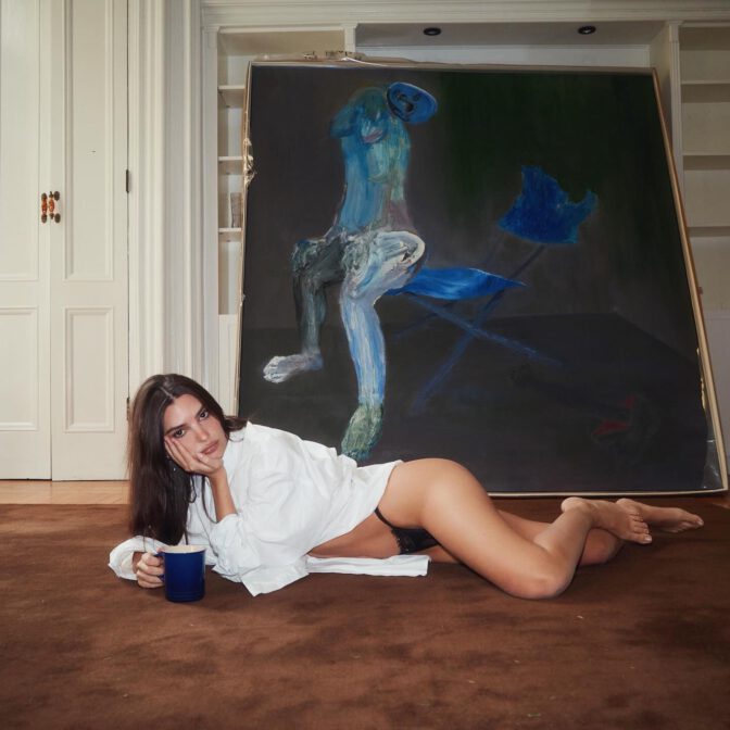 Emily Ratajkowski Lingerie Thong Bare Ass Morgan Maher Sexy Shoot