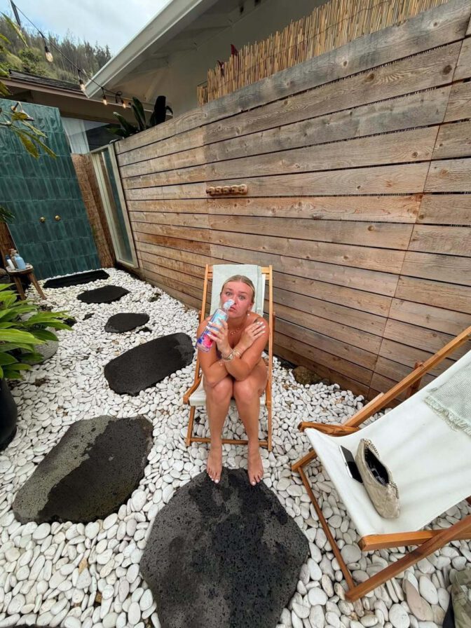 Katie Sigmond Sauna Thong Bikini Booty Sexy Celebrity