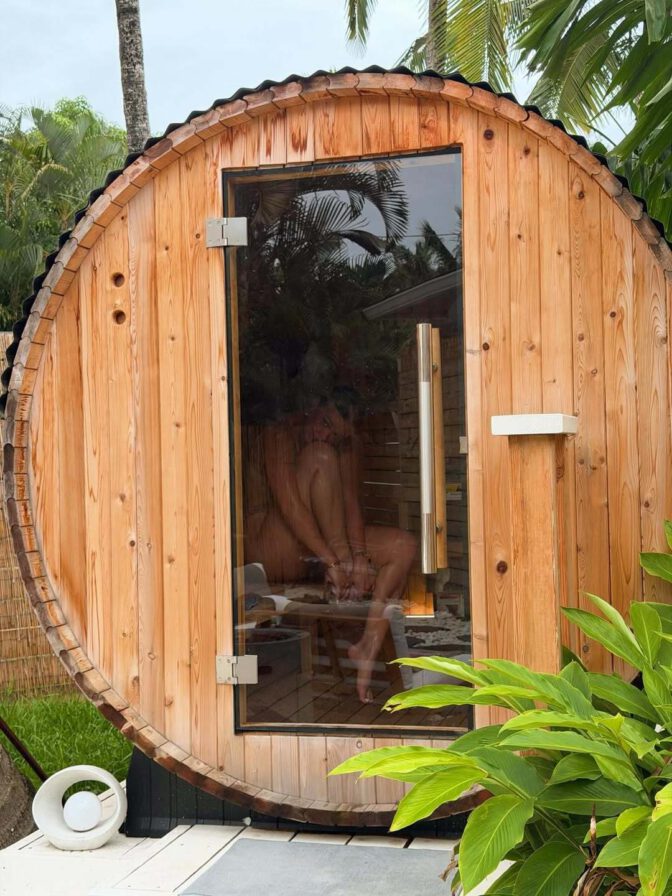 Katie Sigmond Sauna Thong Bikini Booty Sexy Celebrity