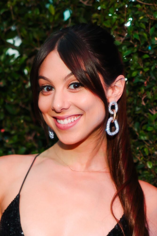 Kira Kosarin Plunging Black Sequin Dress Tiktok Awards