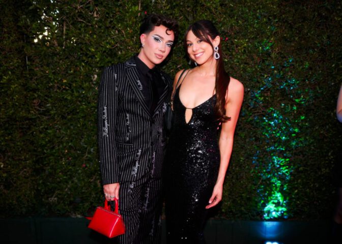 Kira Kosarin Plunging Black Sequin Dress Tiktok Awards