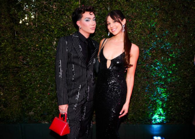 Kira Kosarin Plunging Black Sequin Dress Tiktok Awards