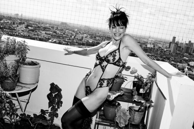 Lily Allen Nipples Curves Uncensored Lingerie Shoot