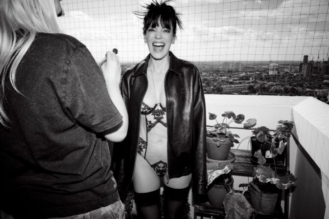Lily Allen Nipples Curves Uncensored Lingerie Shoot