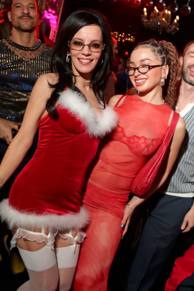 Lily Allen Sexy Christmas Party Stringfellows Strip Club