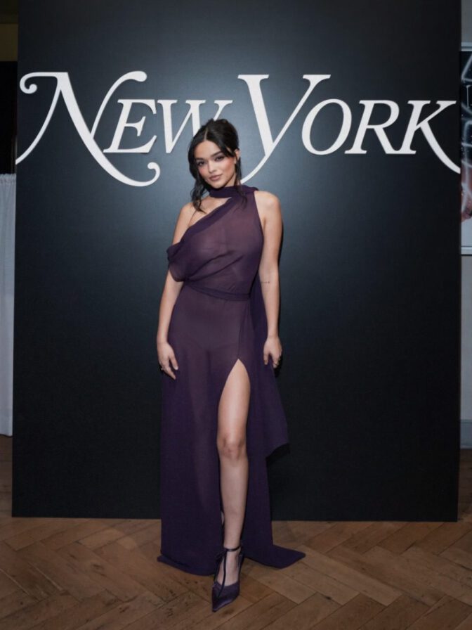 Rachel Zegler Braless See Through Dress Nymag Cocktail