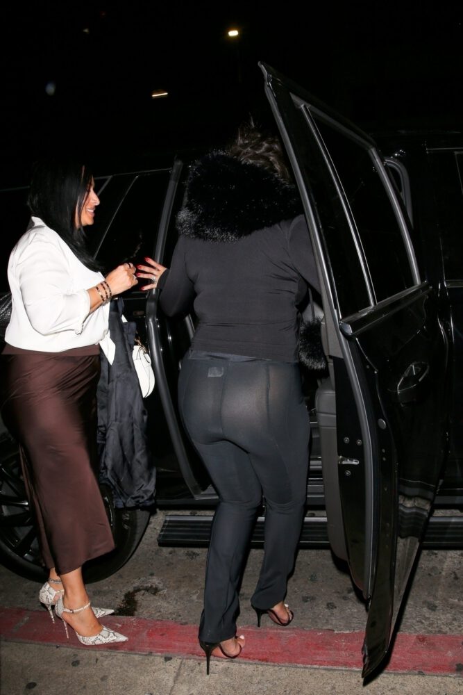 Rihanna Booty Sheer Leggings Dot Dot Lounge Hollywood