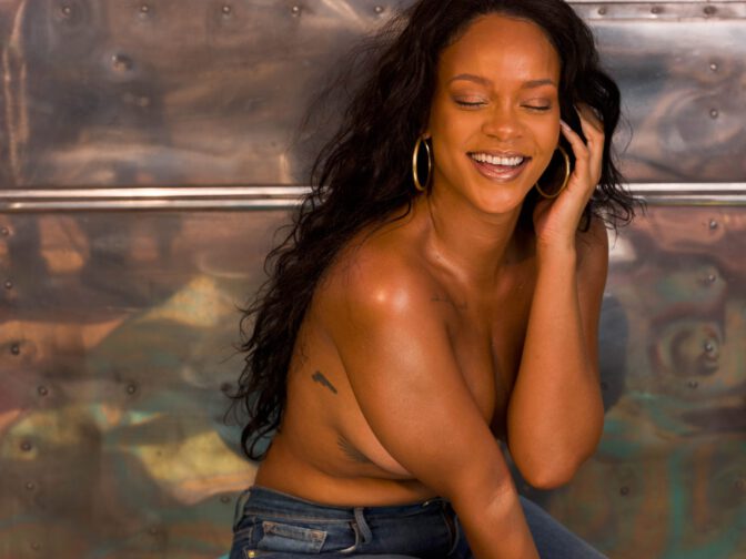 Rihanna Topless Nipslip Fenty Beauty Uncensored