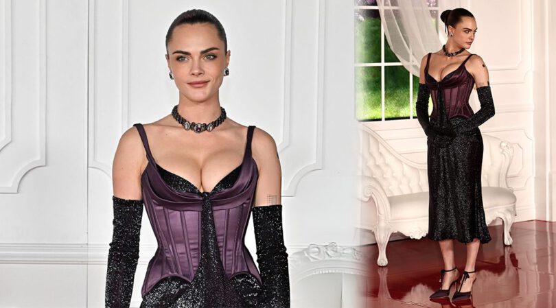 Cara Delevingne’s Sultry Wuthering Heights Red Carpet Show