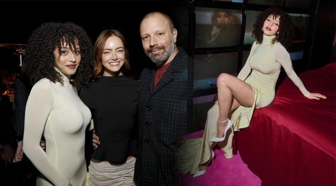 Chase Infiniti Skin-Tight Look: Sexy Busty Party Photos