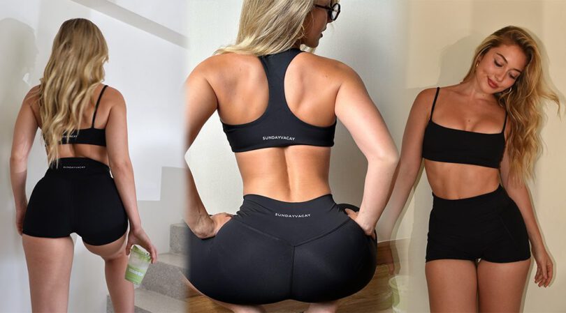 Heloise Huthart Sunday Vacay: Hot Cleavage and Tight Booty