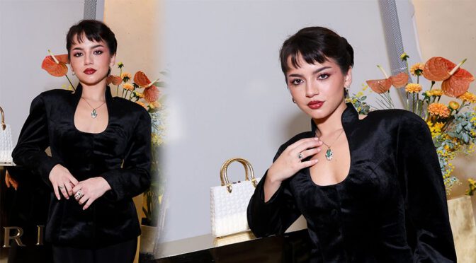 Isabela Merced Stuns at Bulgari Rooftop Party in Los Angeles