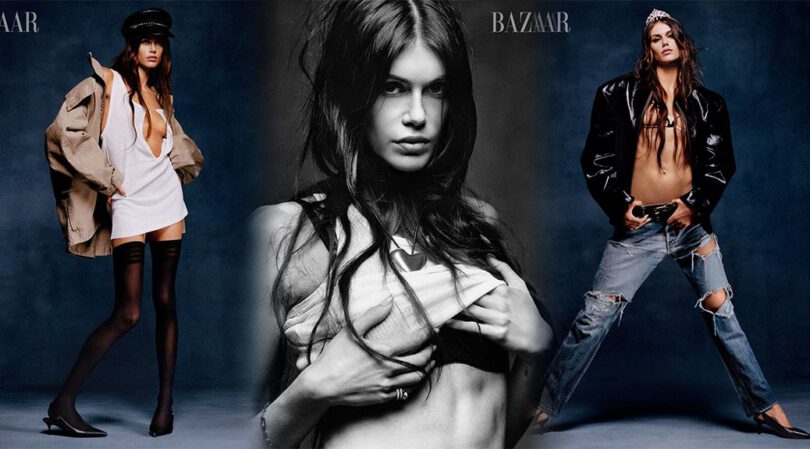 Kaia Gerber’s Provocative BAZAAR Spread is Simply Erotic