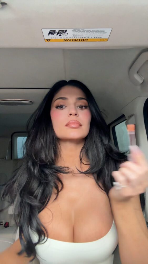 Kylie Jenner Big Boobs Cleavage