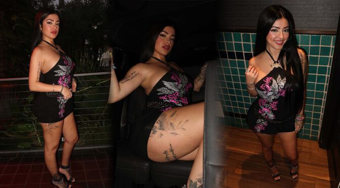 Malu Trevejo Shows Off Thick Tattooed Thighs and Curves