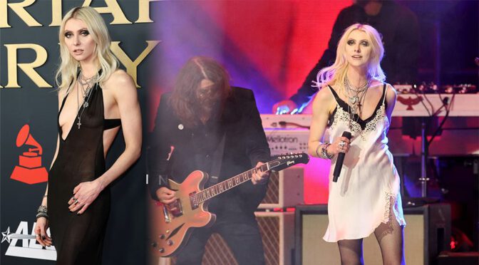 Taylor Momsen Braless in See-Through Lace at MusiCares 2026