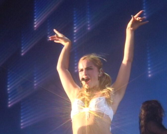 Addison Rae Sexy Lace Bra Beach Body