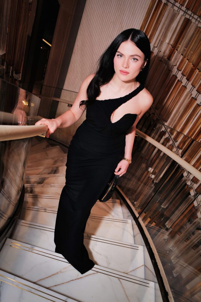 Chiara Aurelia Busty Black Dress Bvlgari La