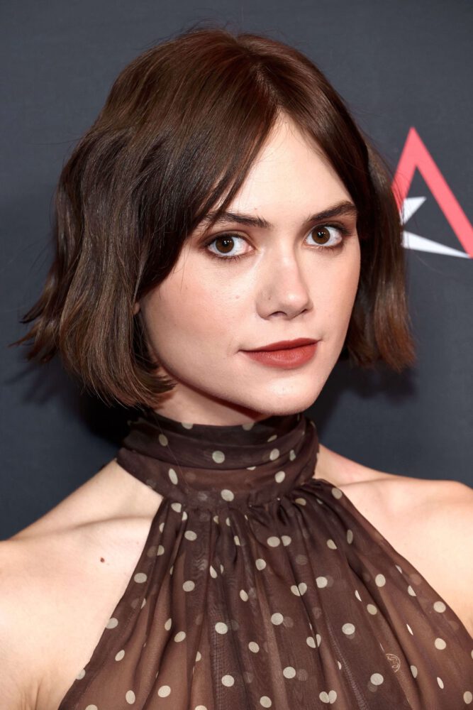 Emilia Jones Transparent Top Nipple Flash Afi