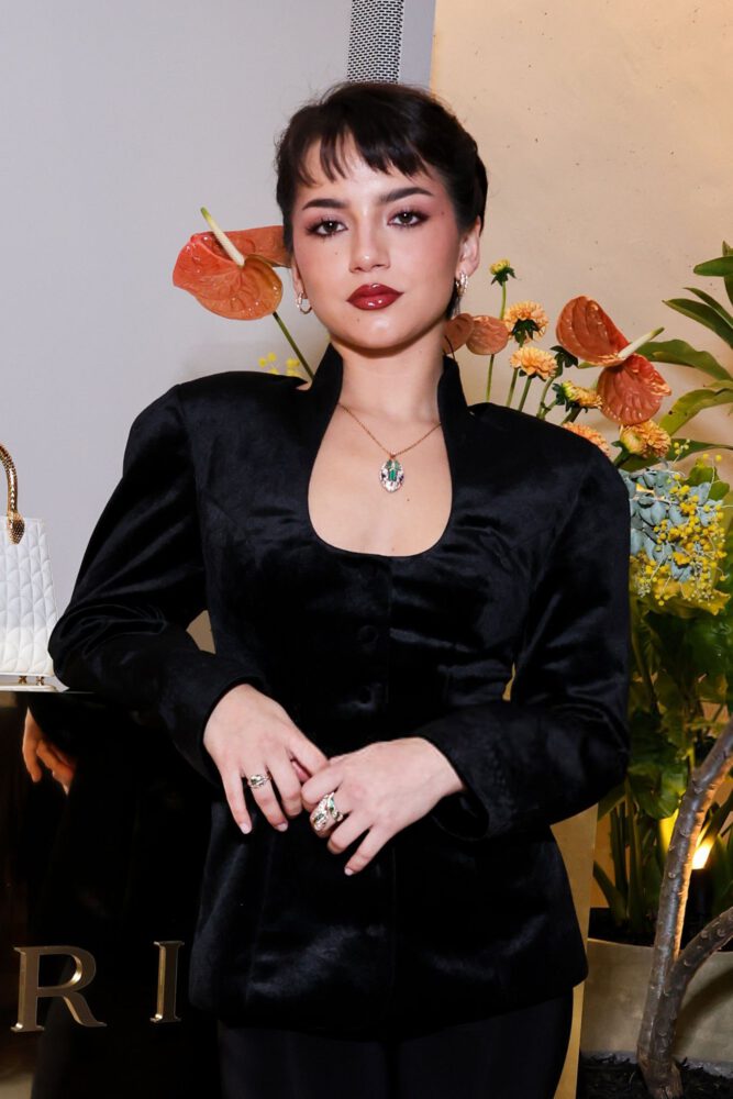 Isabela Merced Sexy Cleavage Bulgari Velvet