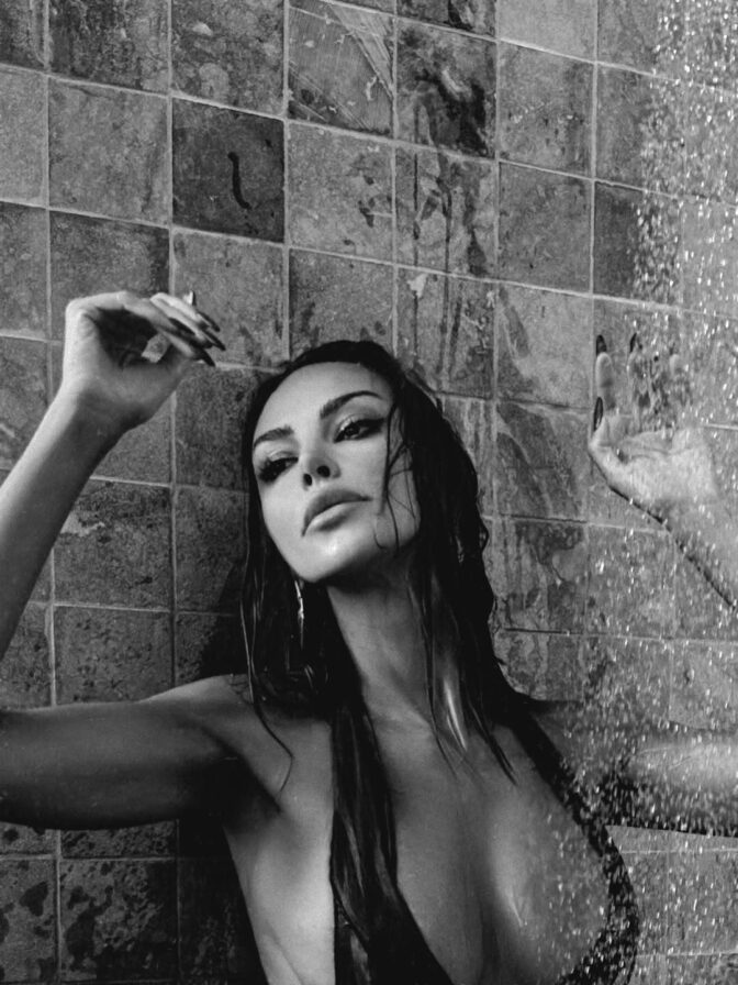 Madalina Ghenea Wet Bikini Spectacular Body