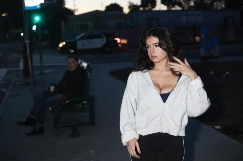 Mati Marroni Big Breasts Underboob Lace Garters