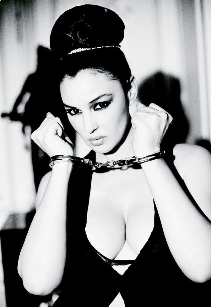 Monica Bellucci Busty Handcuff Vogue