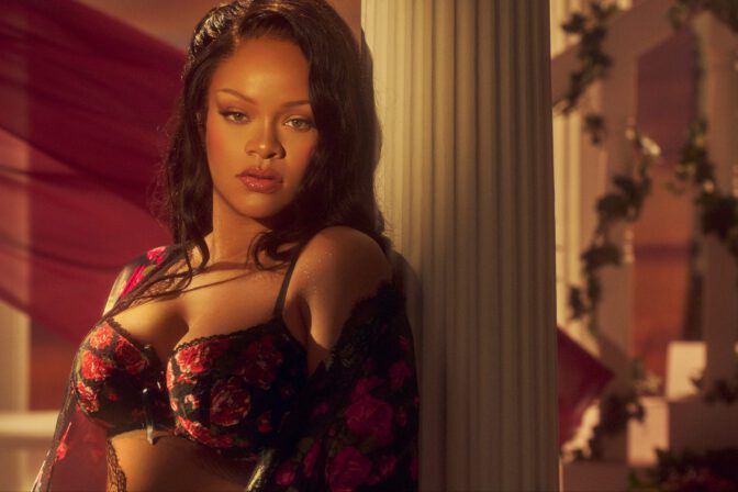 Rihanna Savage X Fenty Vday Racy Red Lace