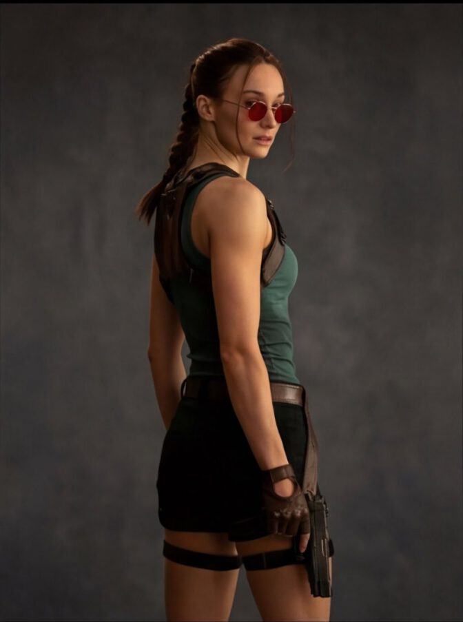Sophie Turner Lara Croft Tomb Raider Prime Video Promo