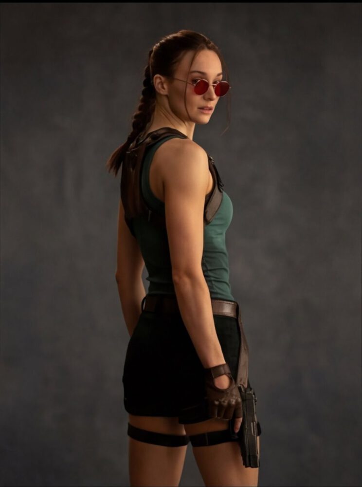 Sophie Turner Lara Croft Tomb Raider Prime Video Promo - Hot Celebs Home