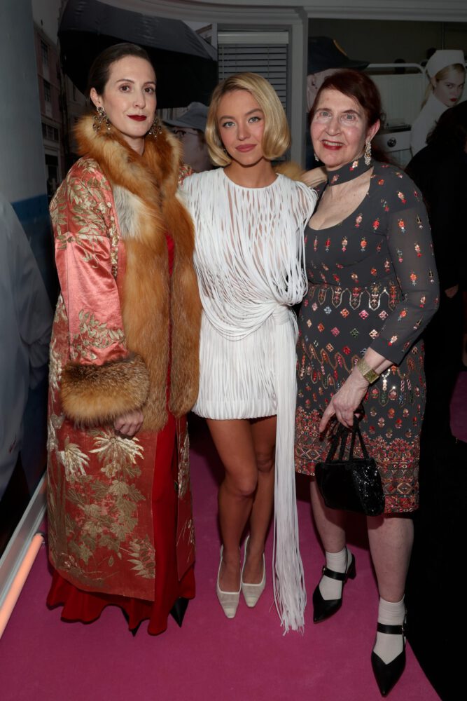 Sydney Sweeney See Through White Mini Curves