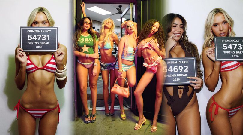 Alexis Ren and Her Crew Set Fires in Skimpy Outfits at Spring Break 2026 Bash
