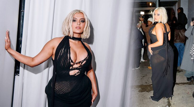 Bebe Rexha’s Explosive Curves Spill Out Of Shredded Christian Cowan Look In NYC