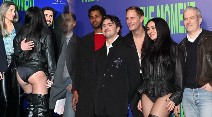 Charli XCX’s Provocative Premiere Leather Minidress – Ass and Legs for Days