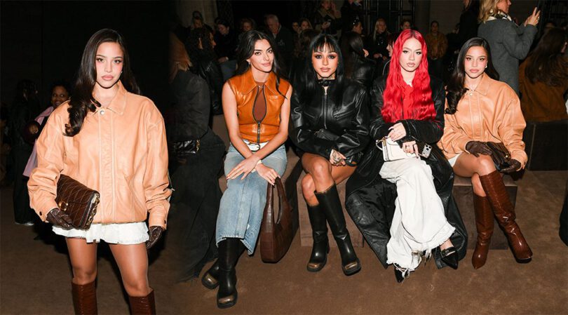 Emilia Mernes’ Sexy Street Style at Coach Show Has Us Drooling – Leather & Legs for Days!