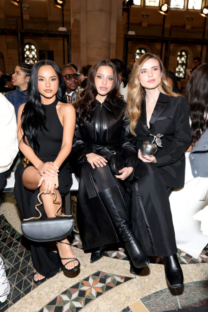 Becky G Thigh High Slit Black Dress Cult Gaia Nyfw