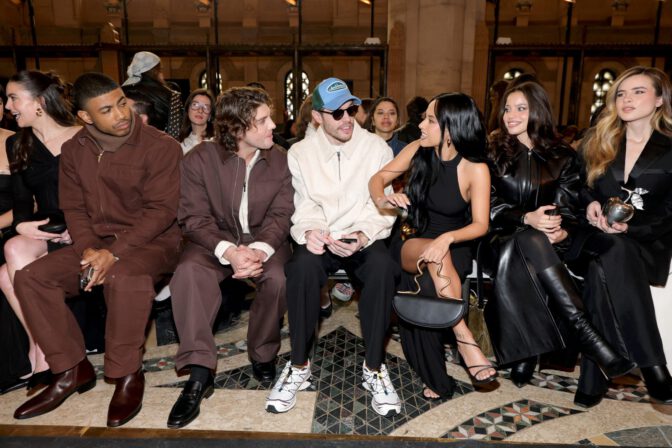 Becky G Thigh High Slit Black Dress Cult Gaia Nyfw