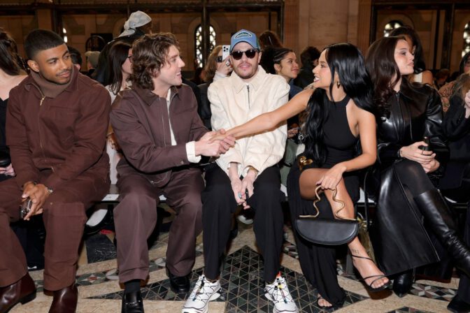 Becky G Thigh High Slit Black Dress Cult Gaia Nyfw