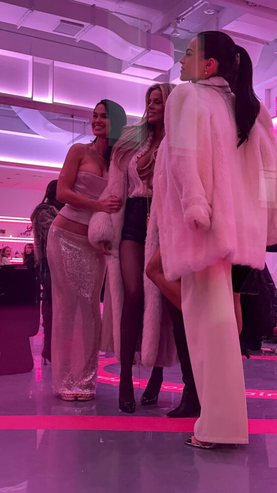 Brooks Nader Nipslip Fur Coat Nyfw Laban Braless Top