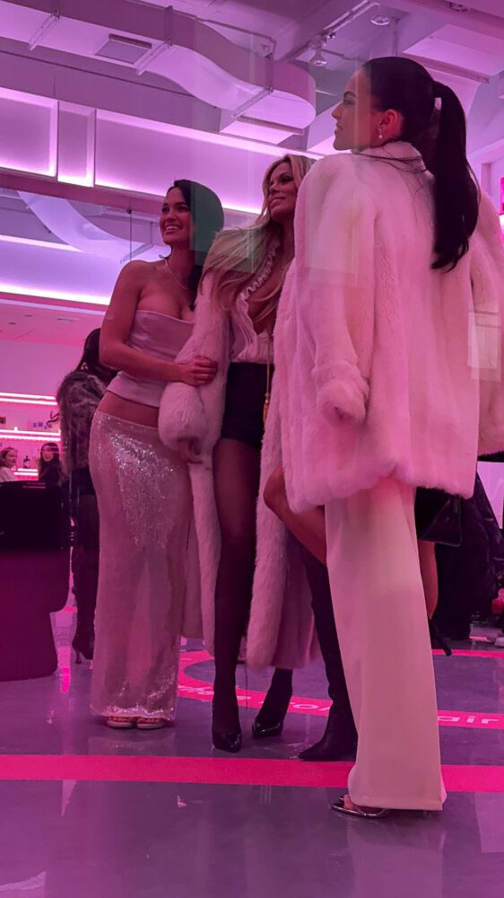 Brooks Nader Nipslip Fur Coat Nyfw Laban Braless Top