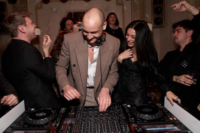 Charli Xcx Sheer Black Lace Dress Cleavage High Slit Grammy After Party