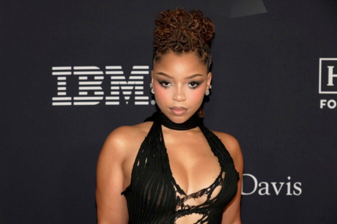 Chloe Bailey Bold See Through Gala Gown