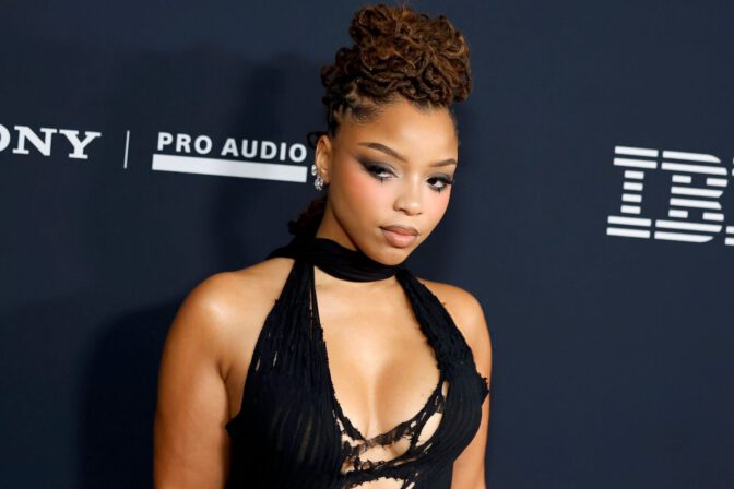 Chloe Bailey Bold See Through Gala Gown