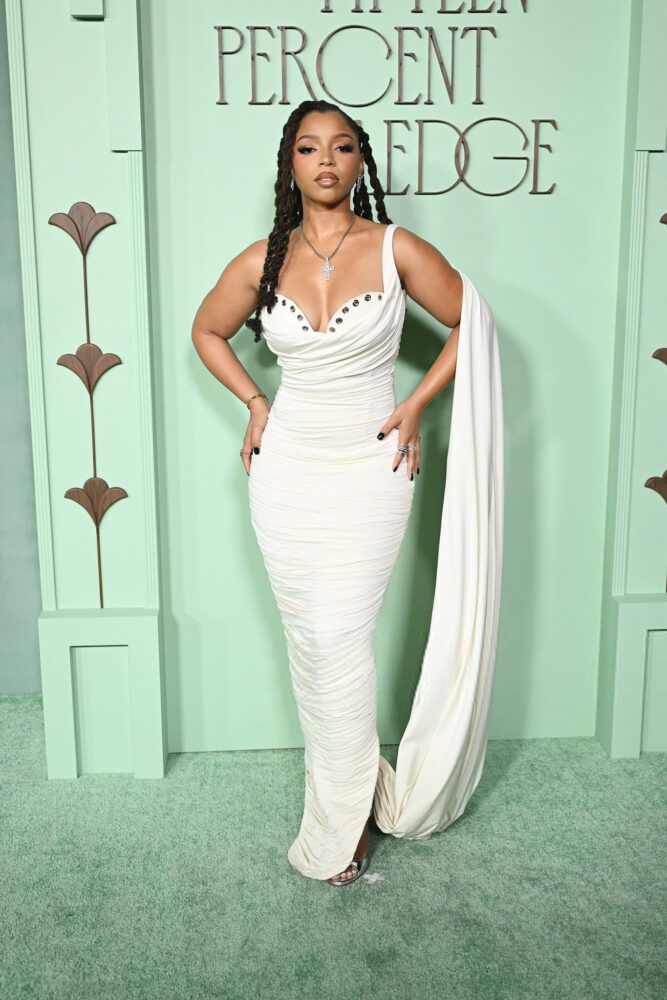 Chloe Bailey Curves Busty Gala Look Red Carpet