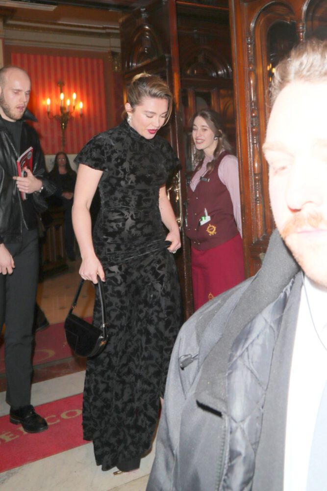 Florence Pugh Sexy Gothic Look Dracula Opening Night