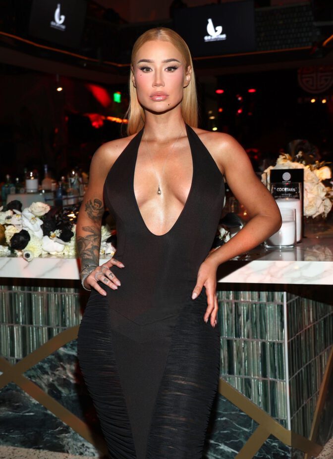 Iggy Azalea Busty Cleavage Empire Grammy Party