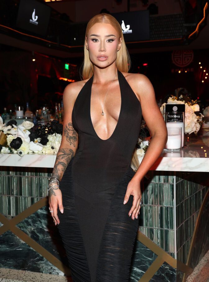 Iggy Azalea Busty Cleavage Empire Grammy Party