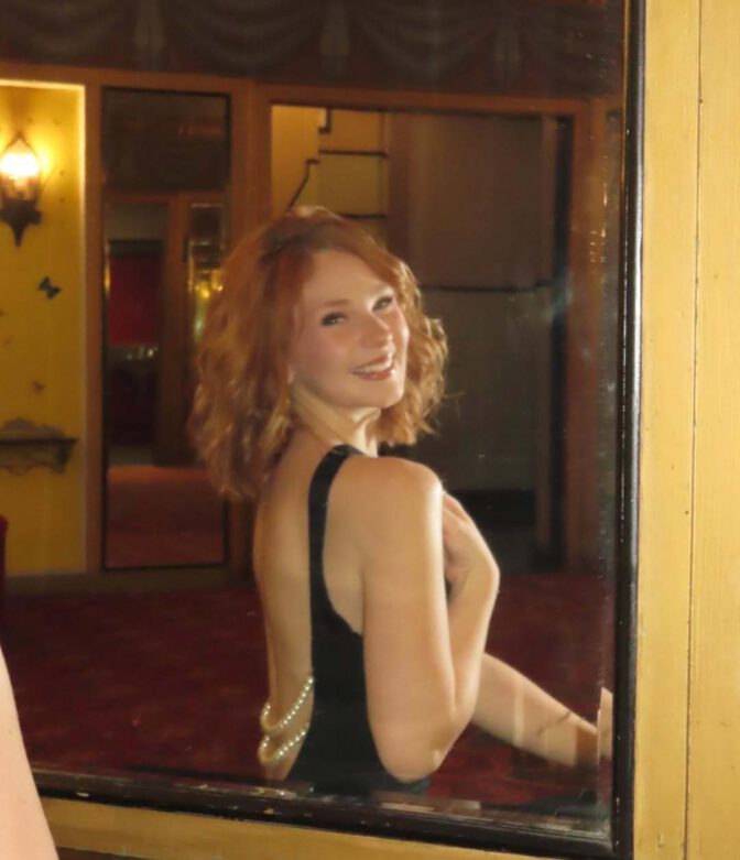 Lily Brooks Obriant Deep Cleavage Halter Dress