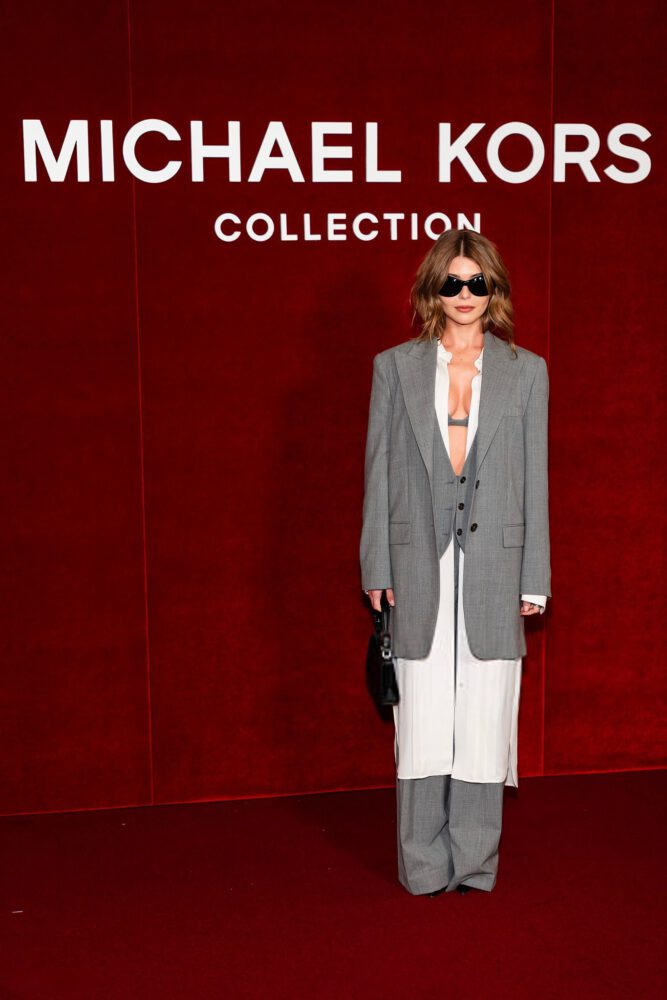 Olivia Jade Deep Cleavage Bralette Michael Kors Nyfw